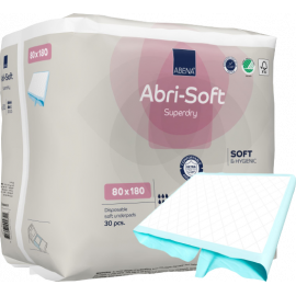 Alèses de lit jetables Abri soft 80 x 180 cm bordables alese_abri_soft_80_180_cm_jetables