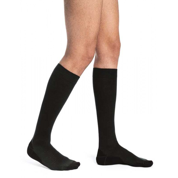 chaussettes-de-contention-homme--loisirs-bambou-noir