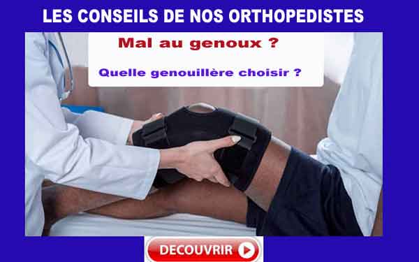 Genouillère Rotulienne : Sélection de nos Orthopédistes